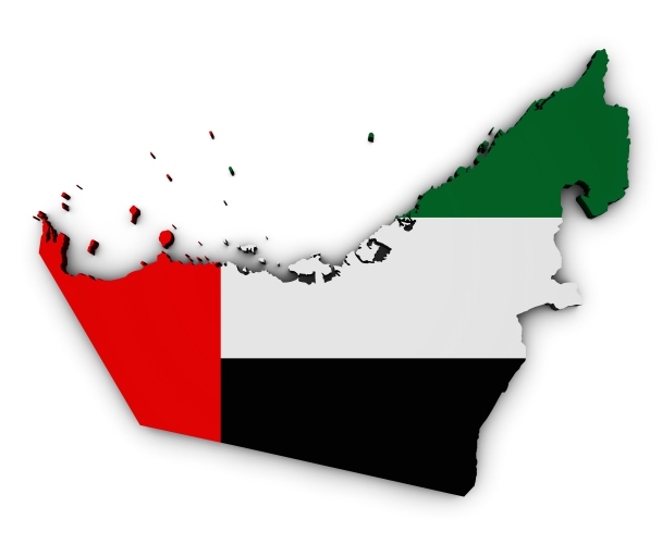 Uae Map And Flag Nbn